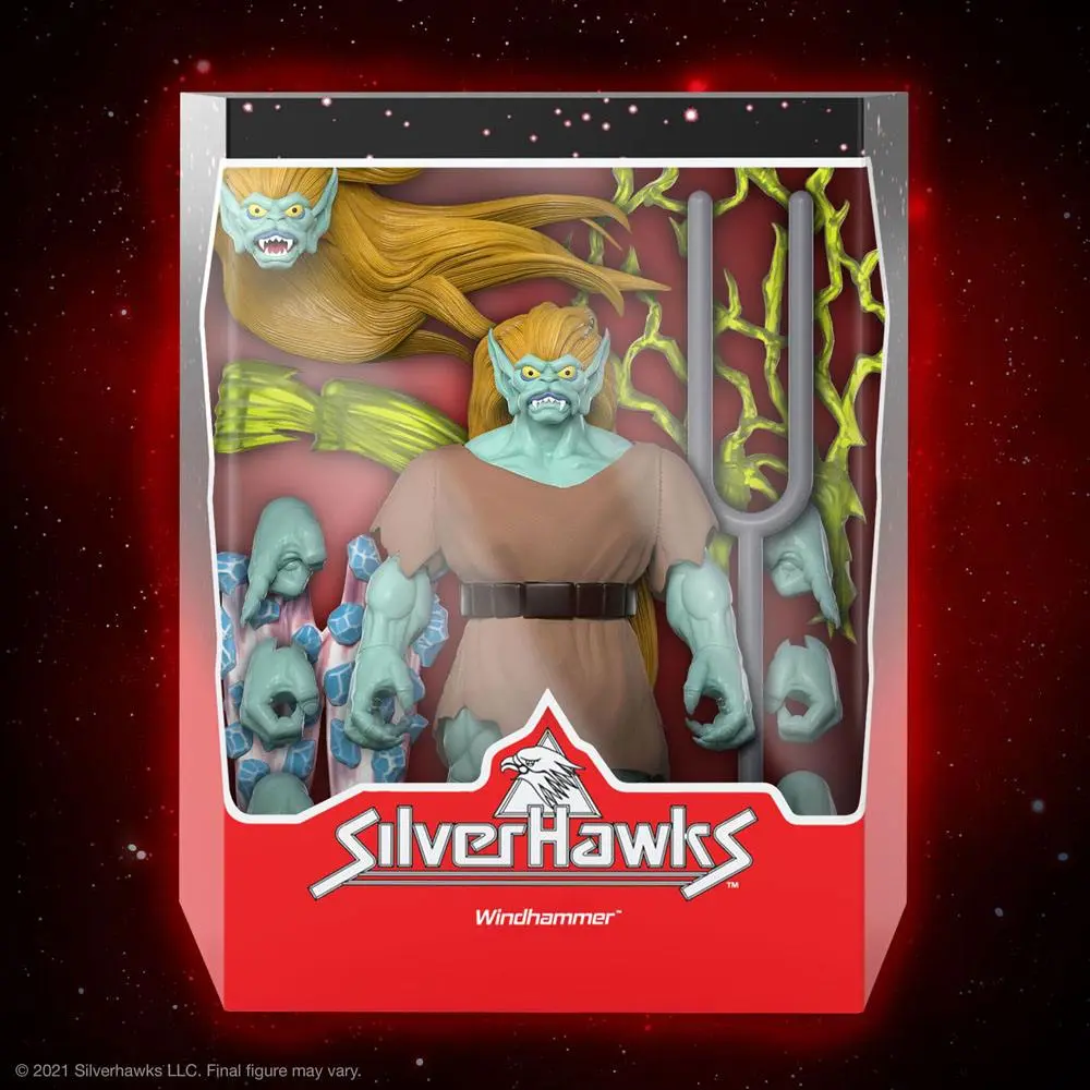 SilverHawks Ultimates Actionfigur Windhammer 18 cm termékfotó