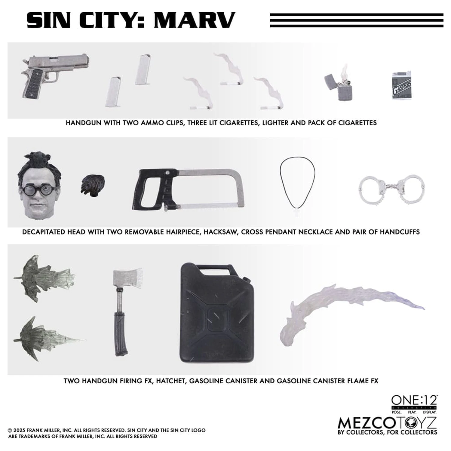 Sin City Actionfigur 1/12 Marv 17 cm Produktfoto