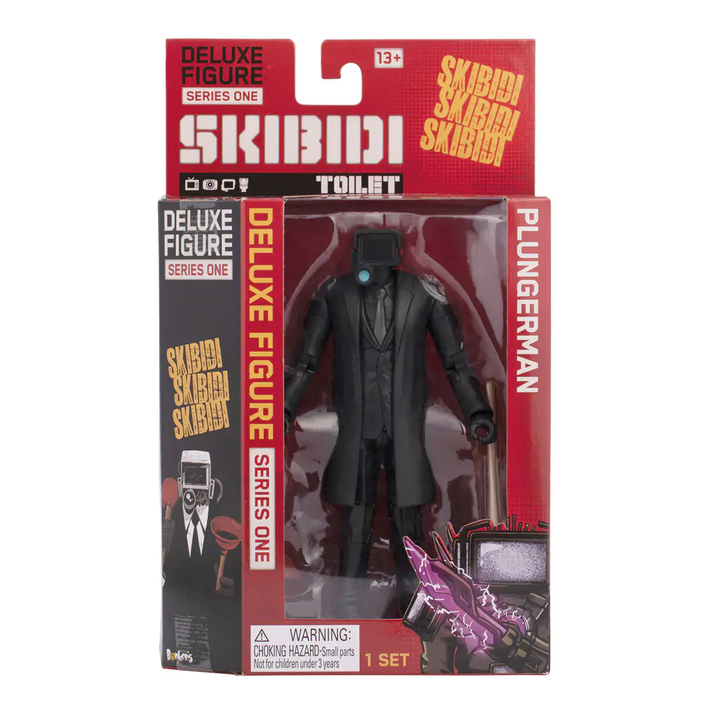 Skibidi Toilet Dark Plungerman Figur 16cm Produktfoto