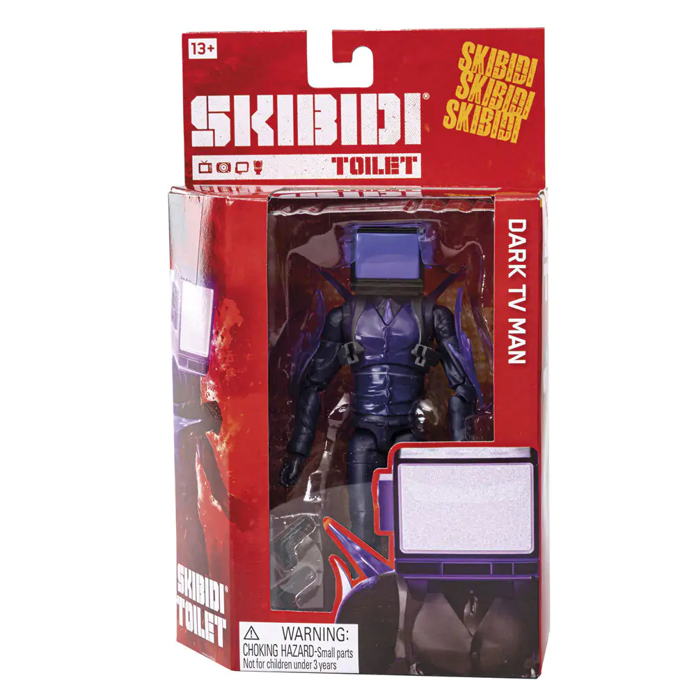 Skibidi Toilet Dark TV Man Figur 16cm Produktfoto