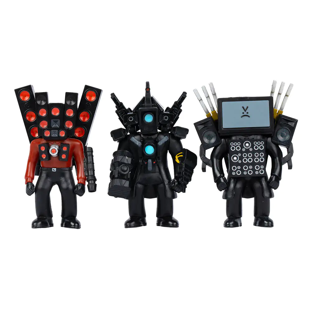 Skibidi Toilet Titan Kollektion Pack 3 Figuren Produktfoto