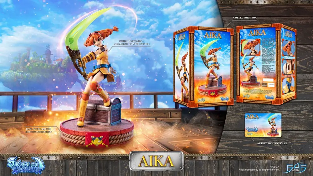 Skies of Arcadia Statue Aika 38 cm Produktfoto