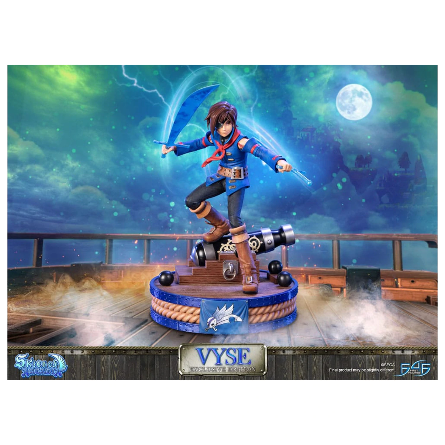 Skies of Arcadia Statue Vyse Exclusive Edition 31 cm Produktfoto