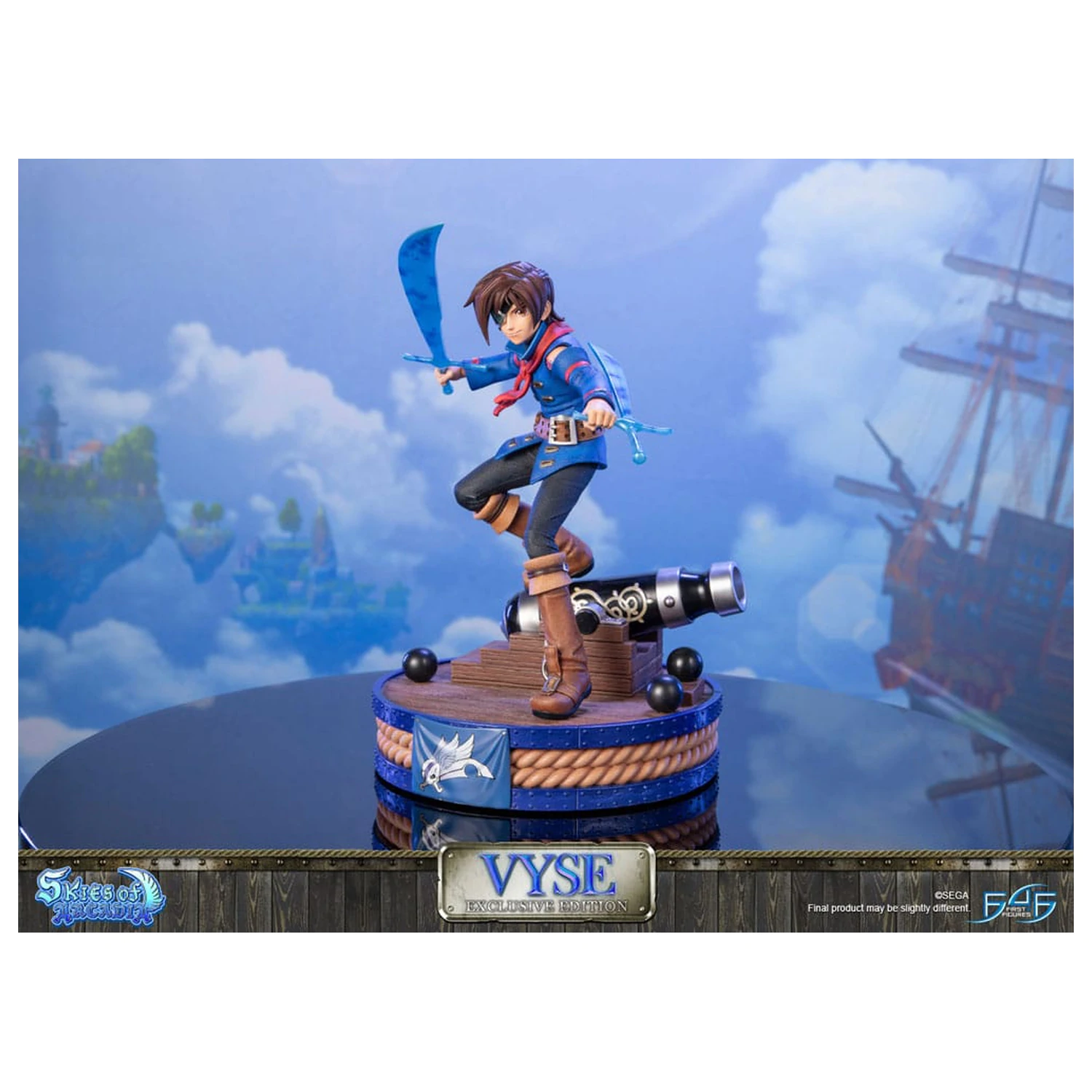 Skies of Arcadia Statue Vyse Exclusive Edition 31 cm Produktfoto