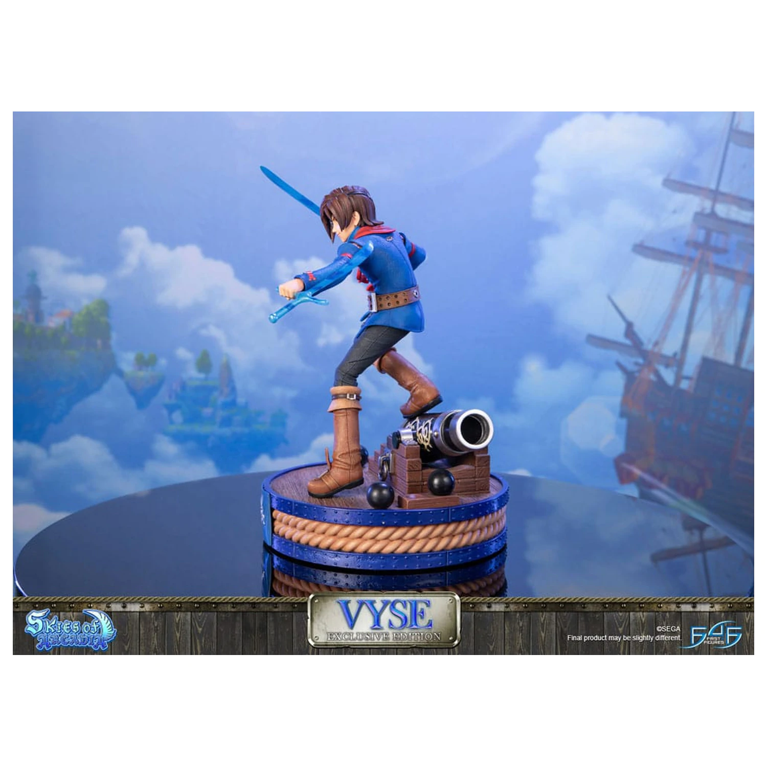 Skies of Arcadia Statue Vyse Exclusive Edition 31 cm Produktfoto