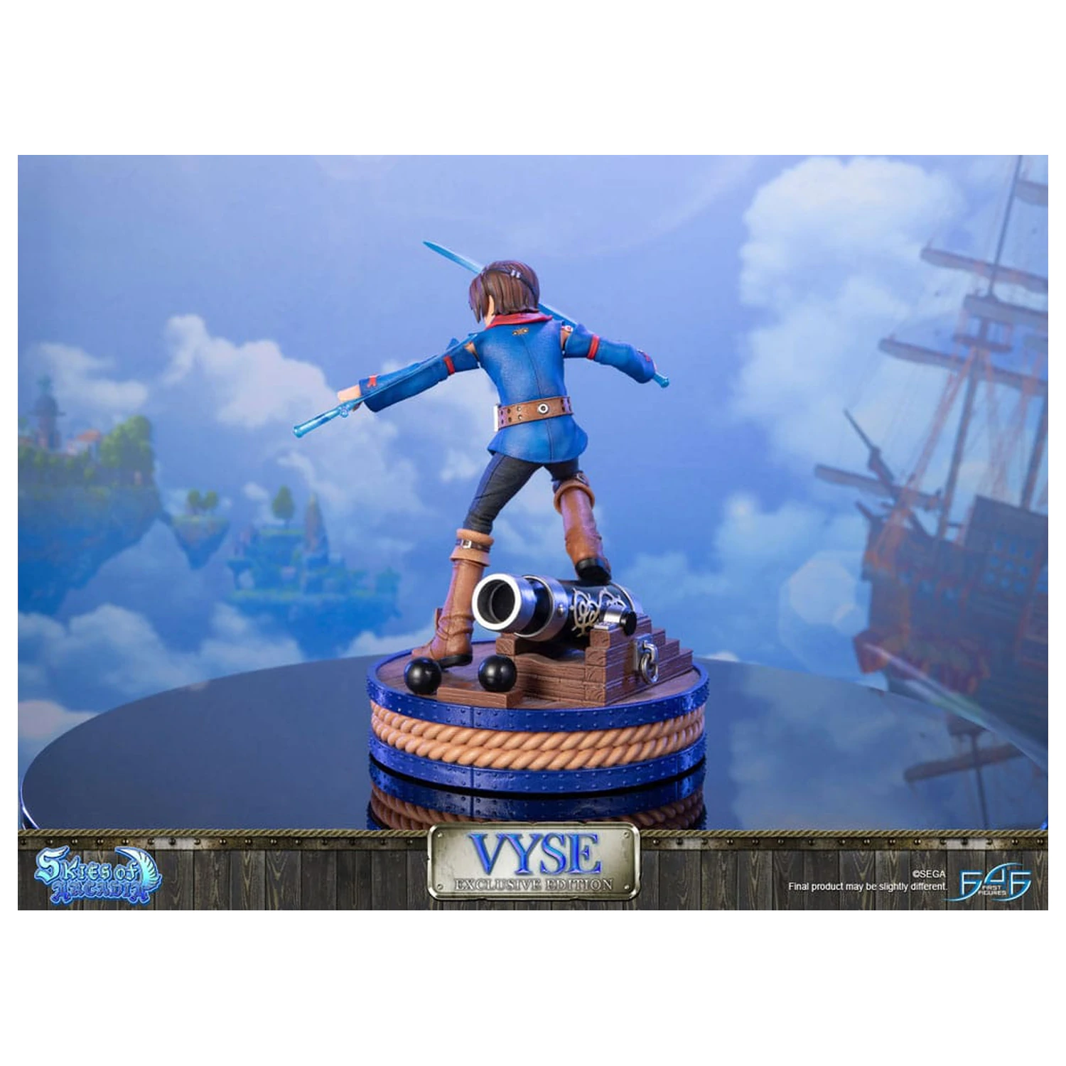 Skies of Arcadia Statue Vyse Exclusive Edition 31 cm Produktfoto