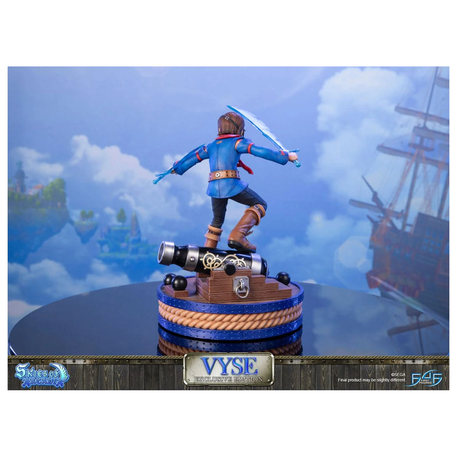 Skies of Arcadia Statue Vyse Exclusive Edition 31 cm Produktfoto