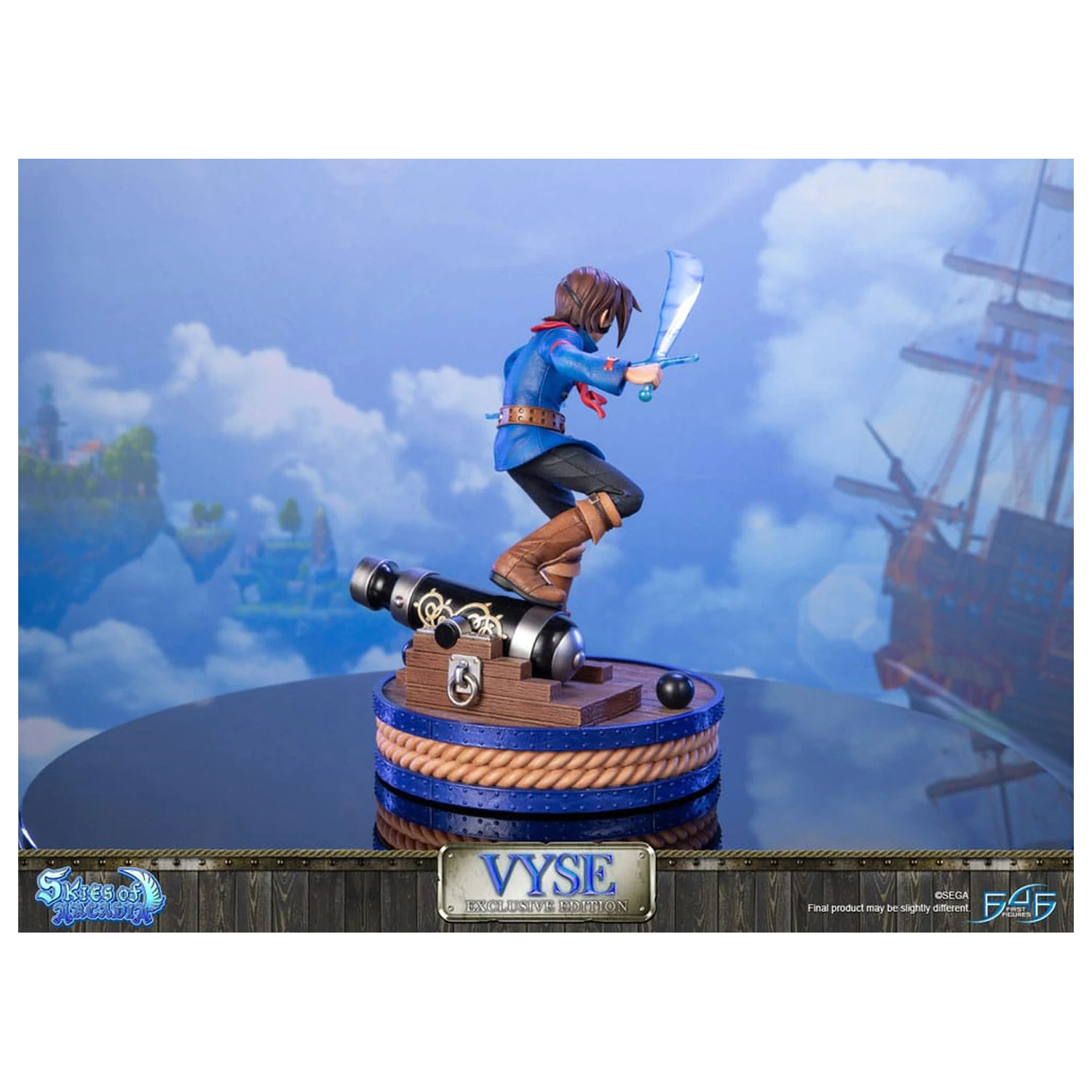 Skies of Arcadia Statue Vyse Exclusive Edition 31 cm Produktfoto