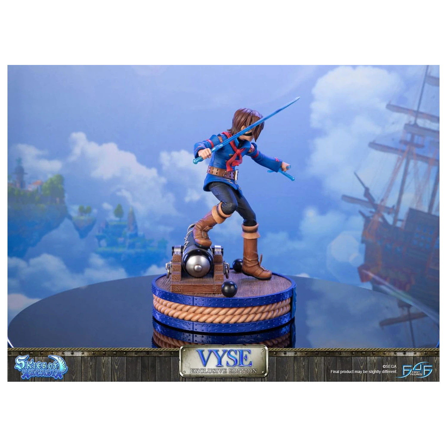 Skies of Arcadia Statue Vyse Exclusive Edition 31 cm Produktfoto