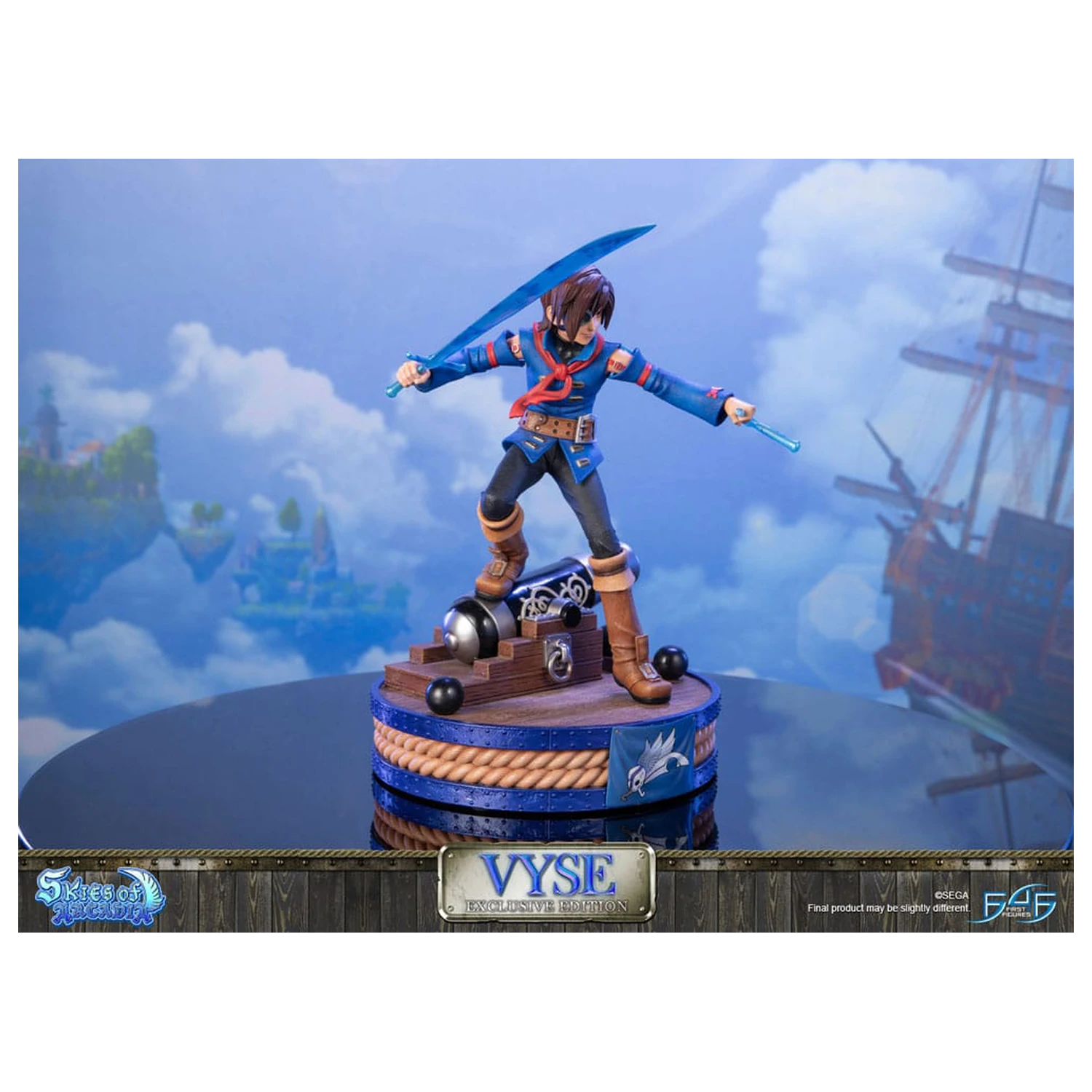 Skies of Arcadia Statue Vyse Exclusive Edition 31 cm Produktfoto