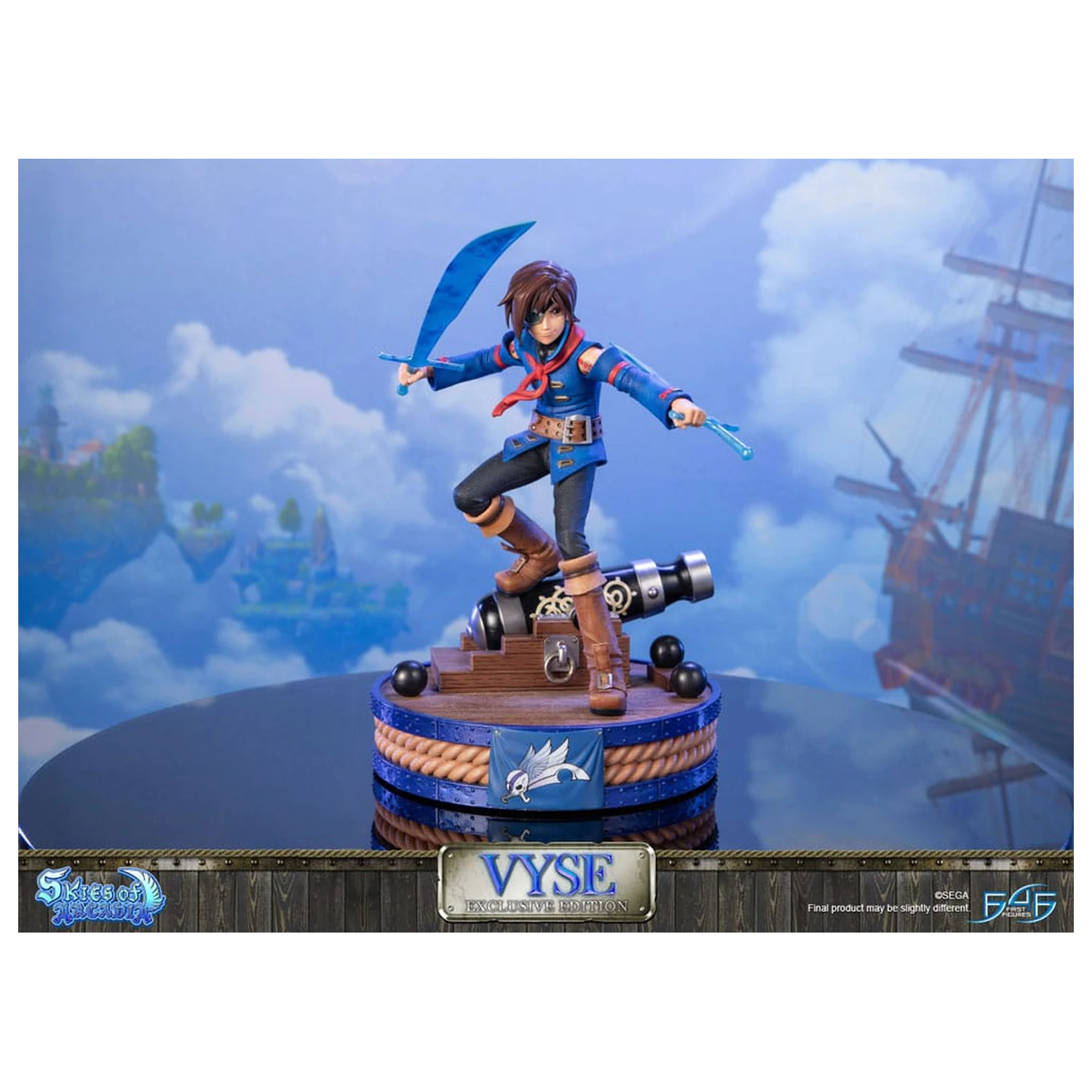 Skies of Arcadia Statue Vyse Exclusive Edition 31 cm Produktfoto