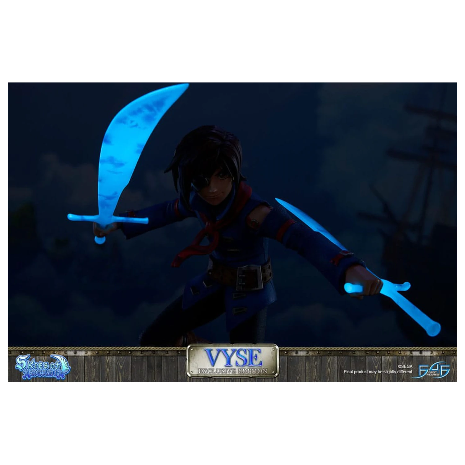Skies of Arcadia Statue Vyse Exclusive Edition 31 cm Produktfoto
