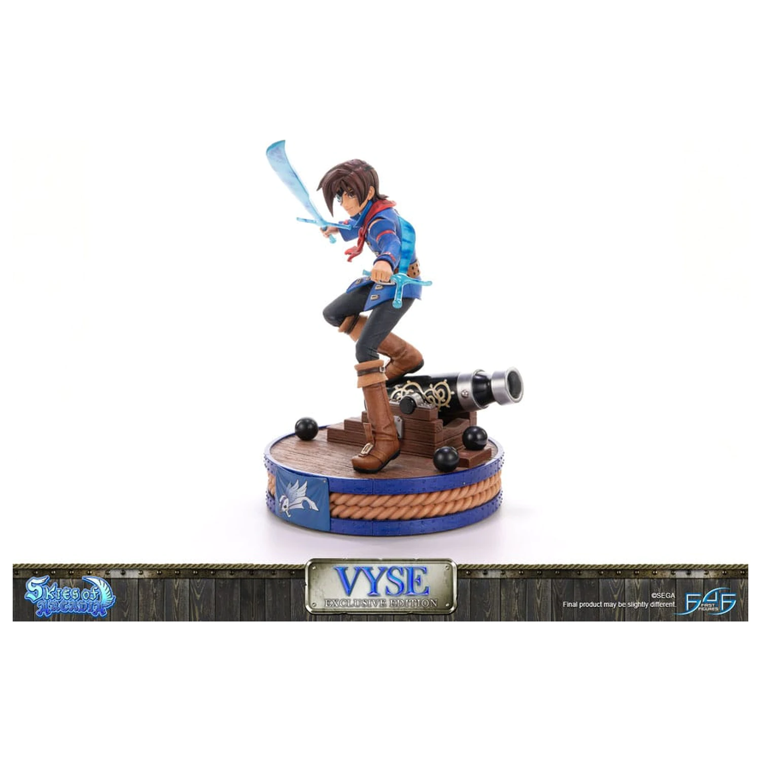 Skies of Arcadia Statue Vyse Exclusive Edition 31 cm Produktfoto