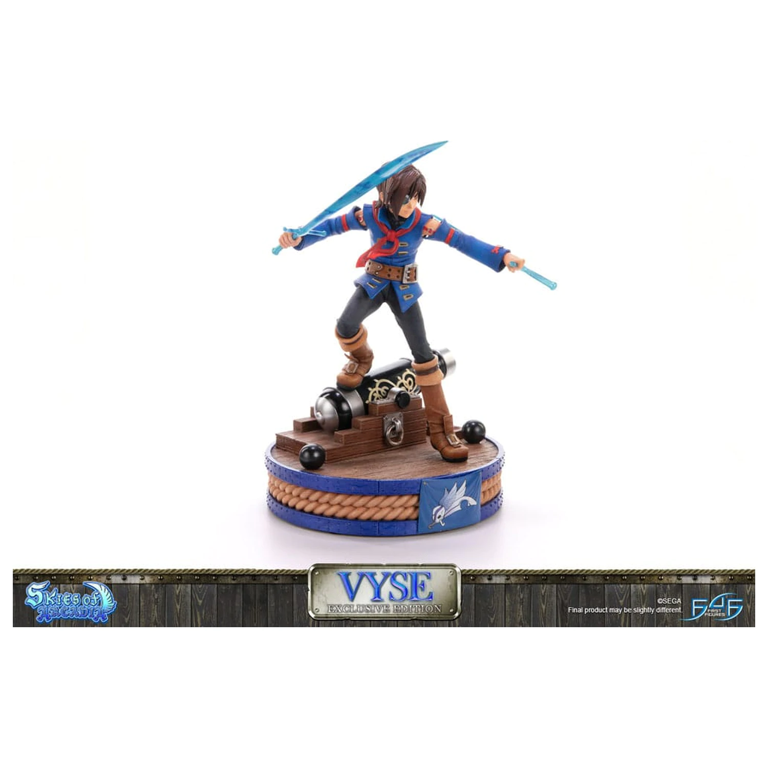 Skies of Arcadia Statue Vyse Exclusive Edition 31 cm Produktfoto