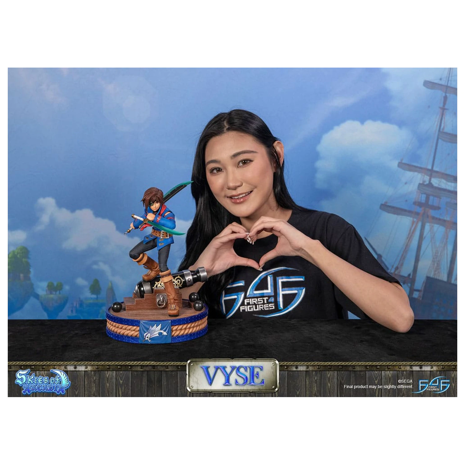 Skies of Arcadia Statue Vyse Standard Edition 31 cm Produktfoto