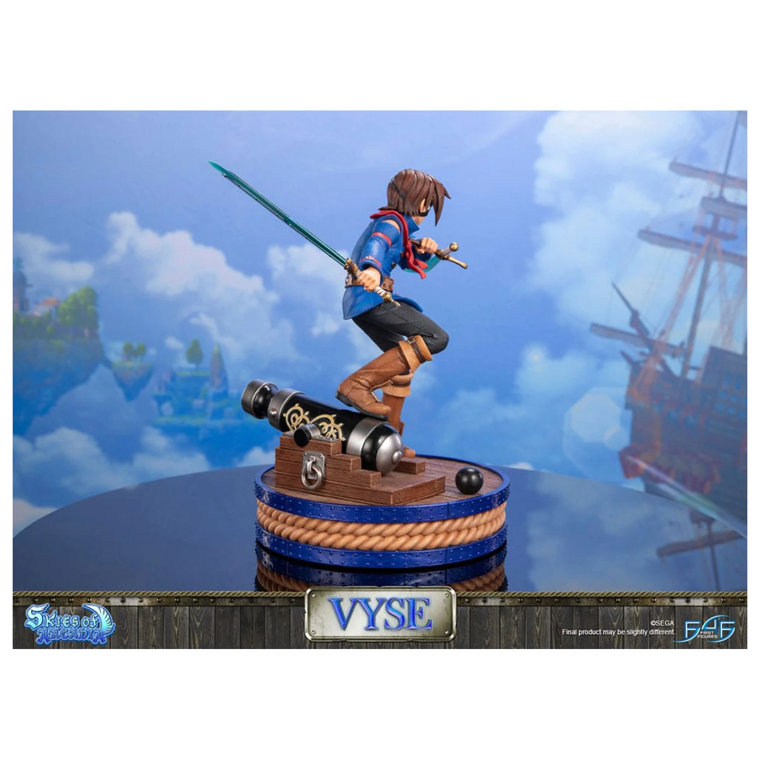 Skies of Arcadia Statue Vyse Standard Edition 31 cm Produktfoto