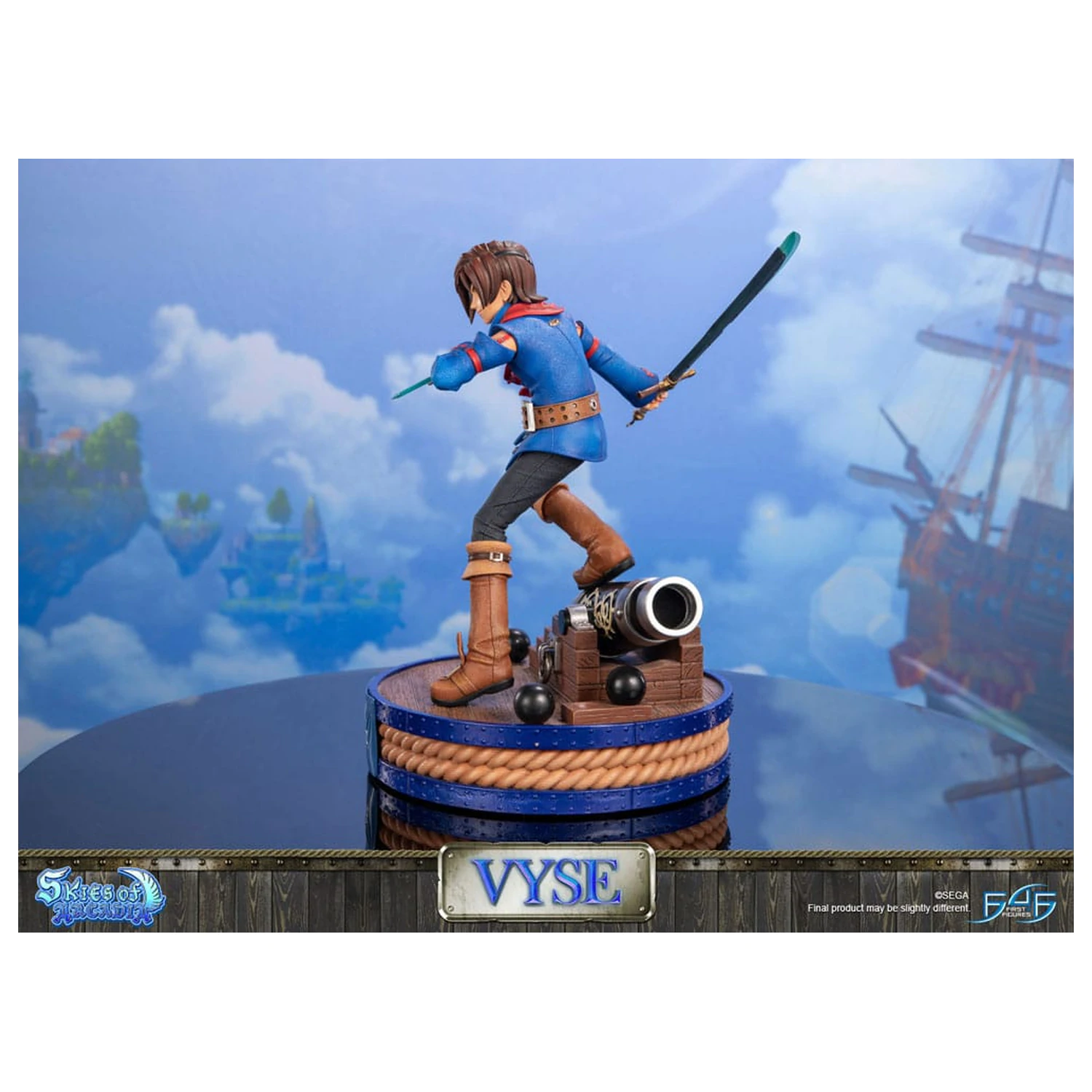 Skies of Arcadia Statue Vyse Standard Edition 31 cm Produktfoto