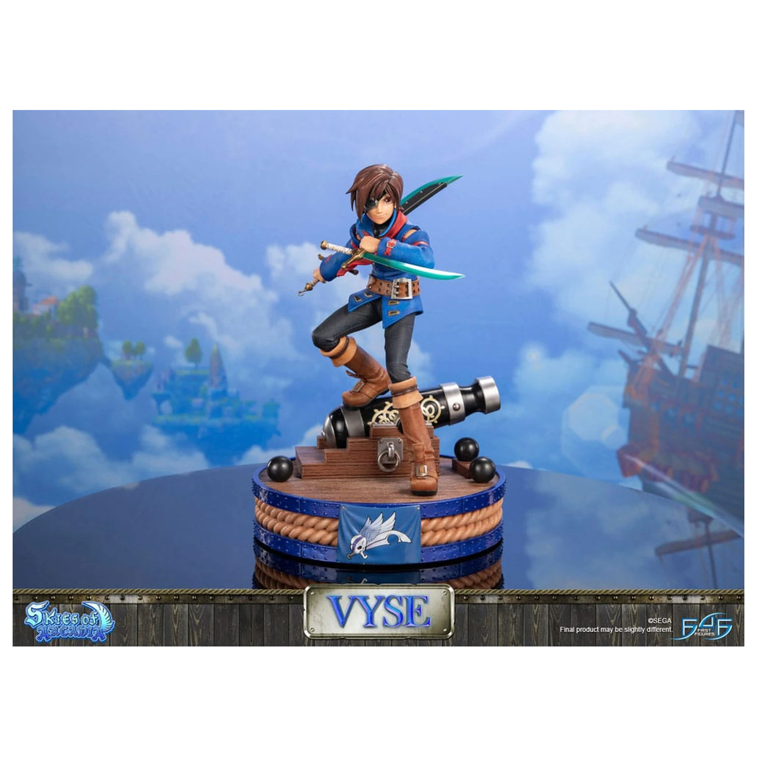 Skies of Arcadia Statue Vyse Standard Edition 31 cm Produktfoto