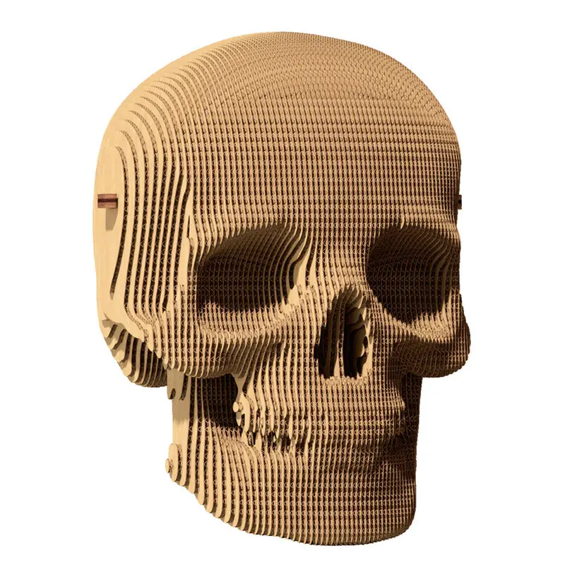 Skull Kartonisches 3D-Puzzle 72 taile Produktfoto