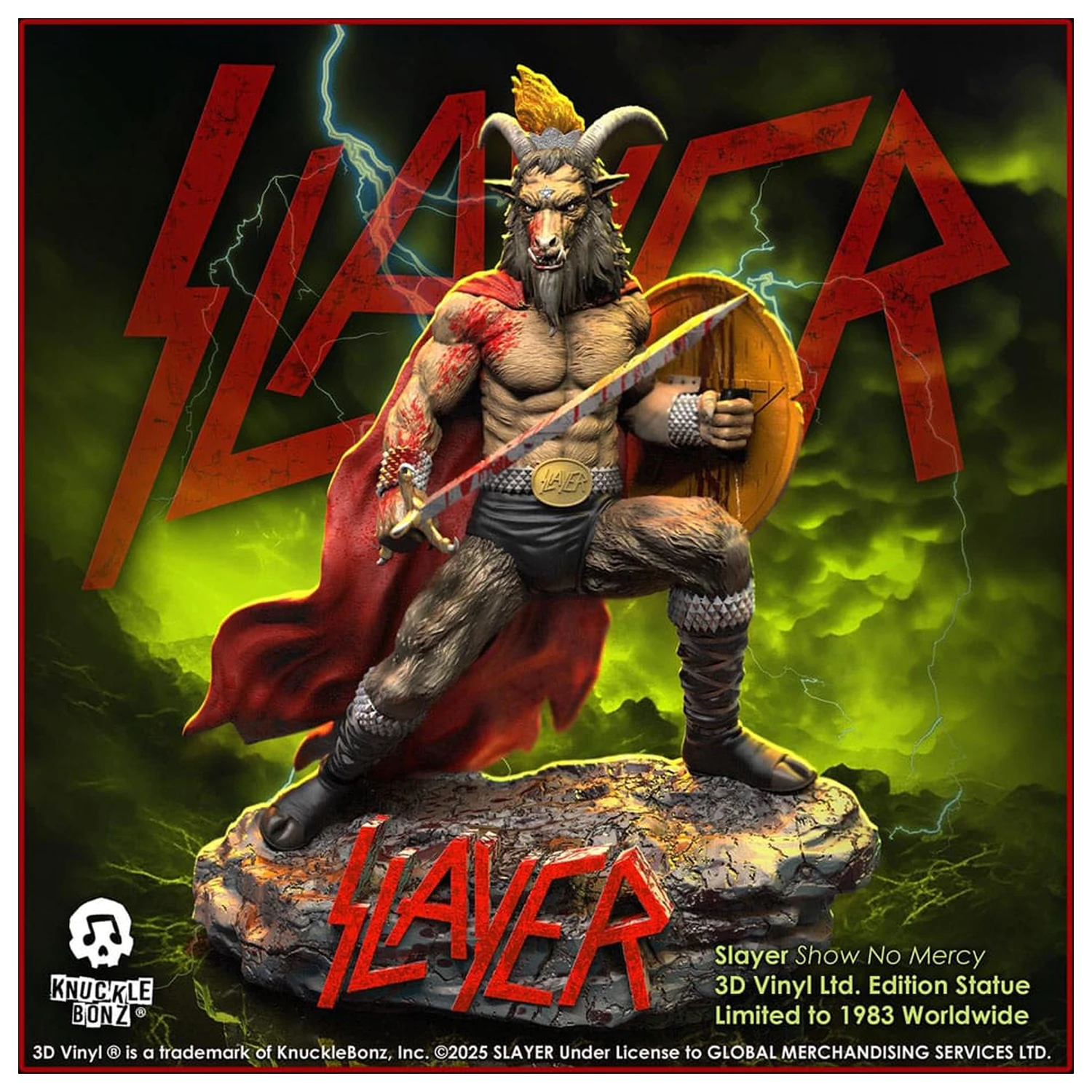 Slayer 3D Vinyl Figur Show No Mercy Minotaur 22 cm Produktfoto