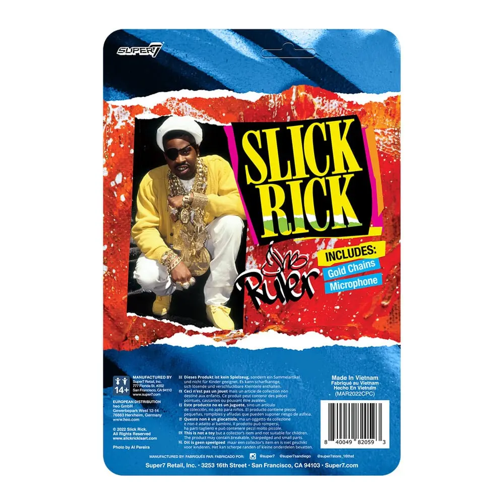 Slick Rick ReAction Actionfigur Slick Rick Ruler 10 cm Produktfoto