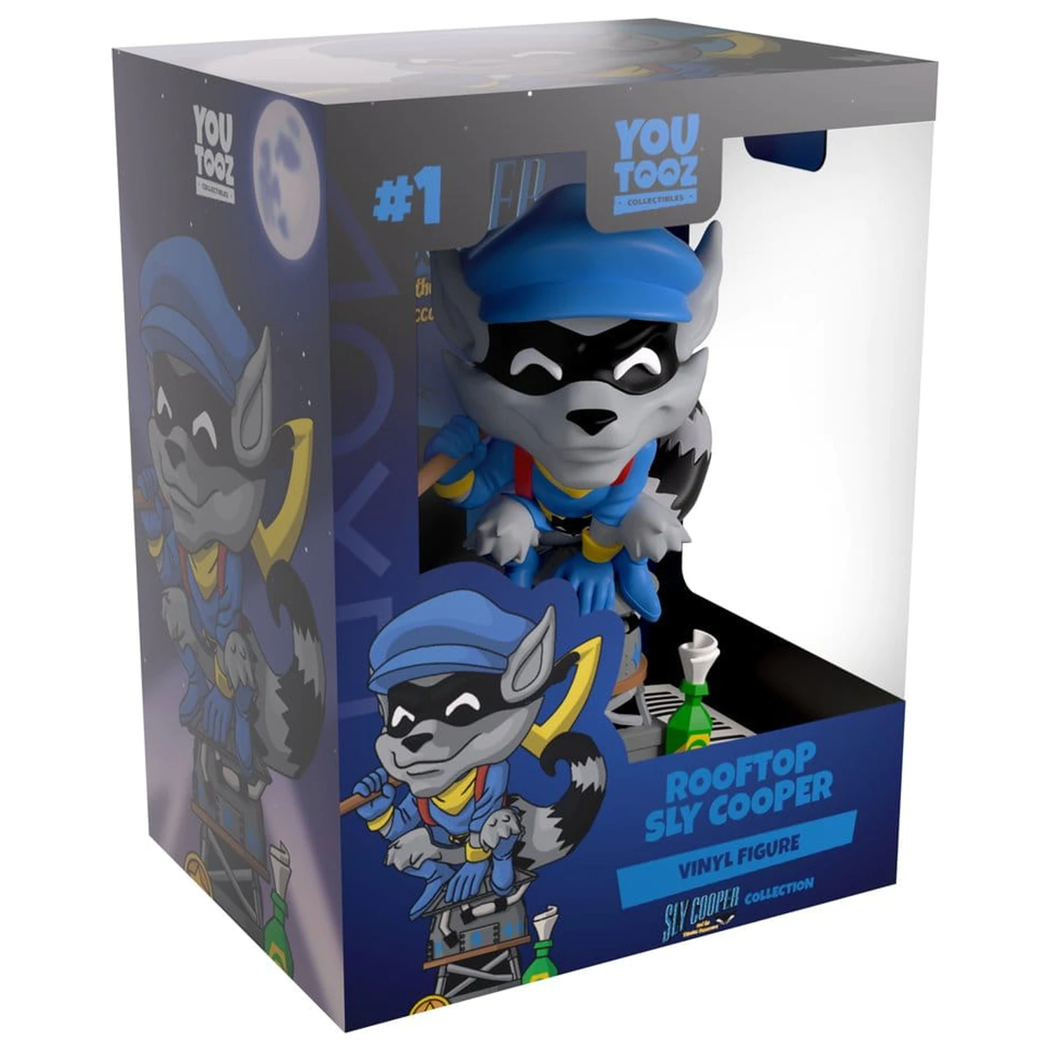 Sly Cooper Vinyl Figur Rooftop Sly Cooper 13 cm Produktfoto
