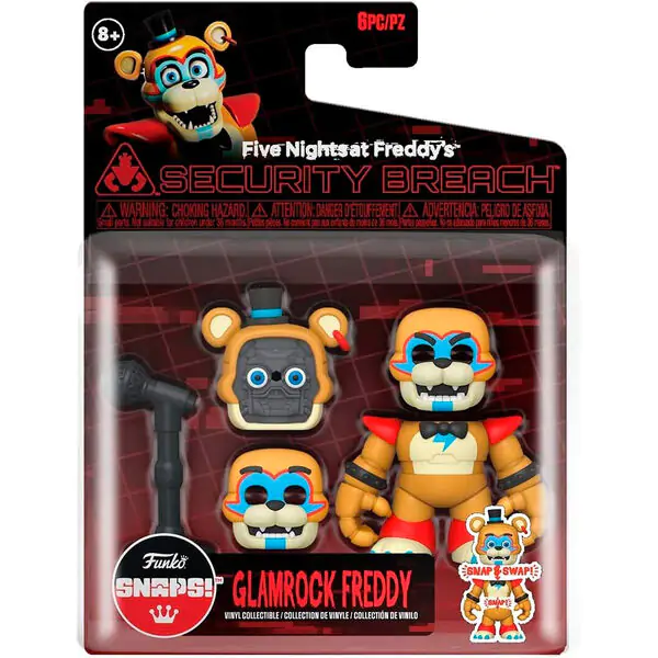 Snaps! Figur Five Nights at Freddys Glamrock Freddy termékfotó