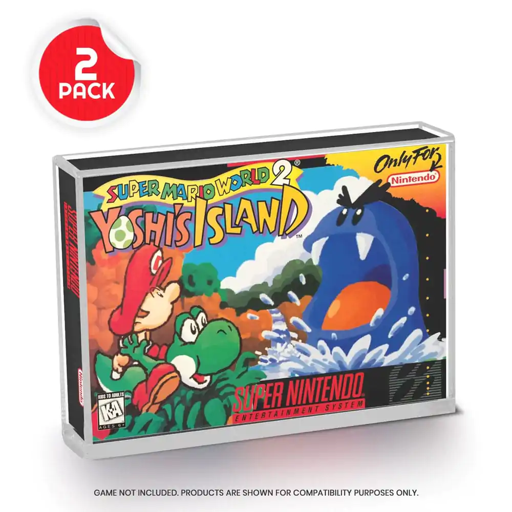 Acrylgehäuse 2er-Pack für SNES/N64 Spiele Produktfoto