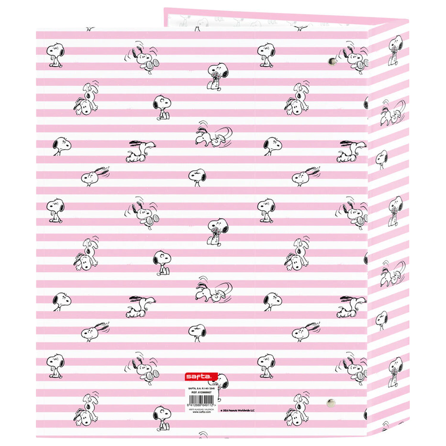 Snoopy A4 Karton 4 Ringe Ordner Produktfoto