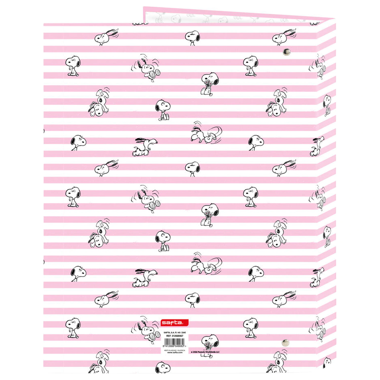 Snoopy A4 Karton 4 Ringe Ordner Produktfoto