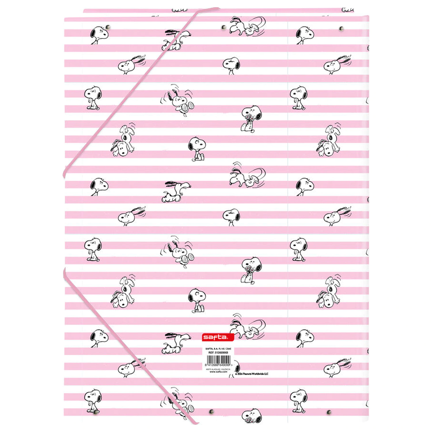 Snoopy A4 Karton Sammelmappe mit Klappen Produktfoto