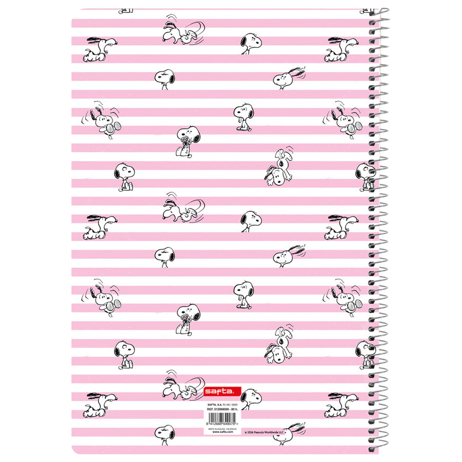 Snoopy A4 Notizbuch Produktfoto