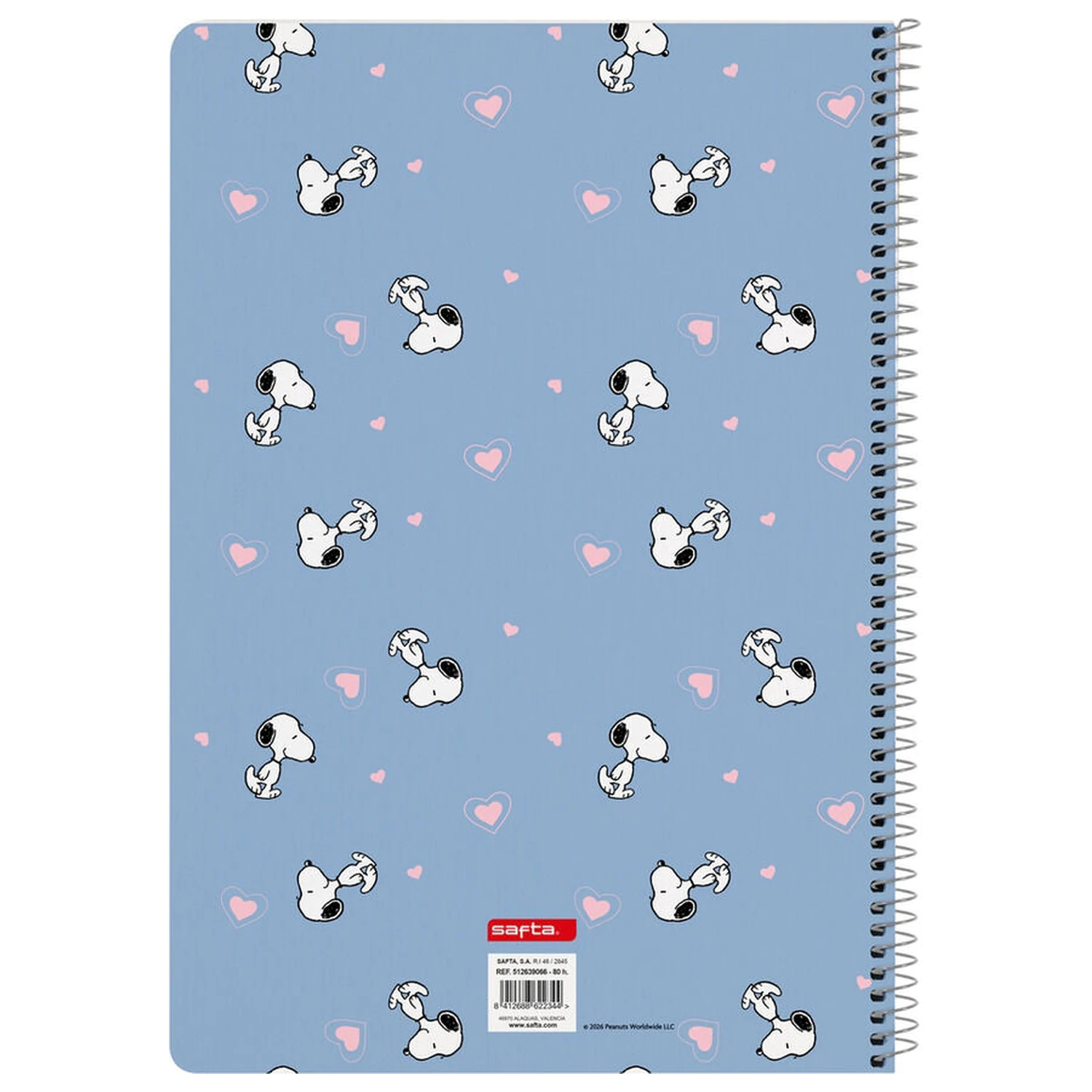 Snoopy A5 Notizbuch Produktfoto
