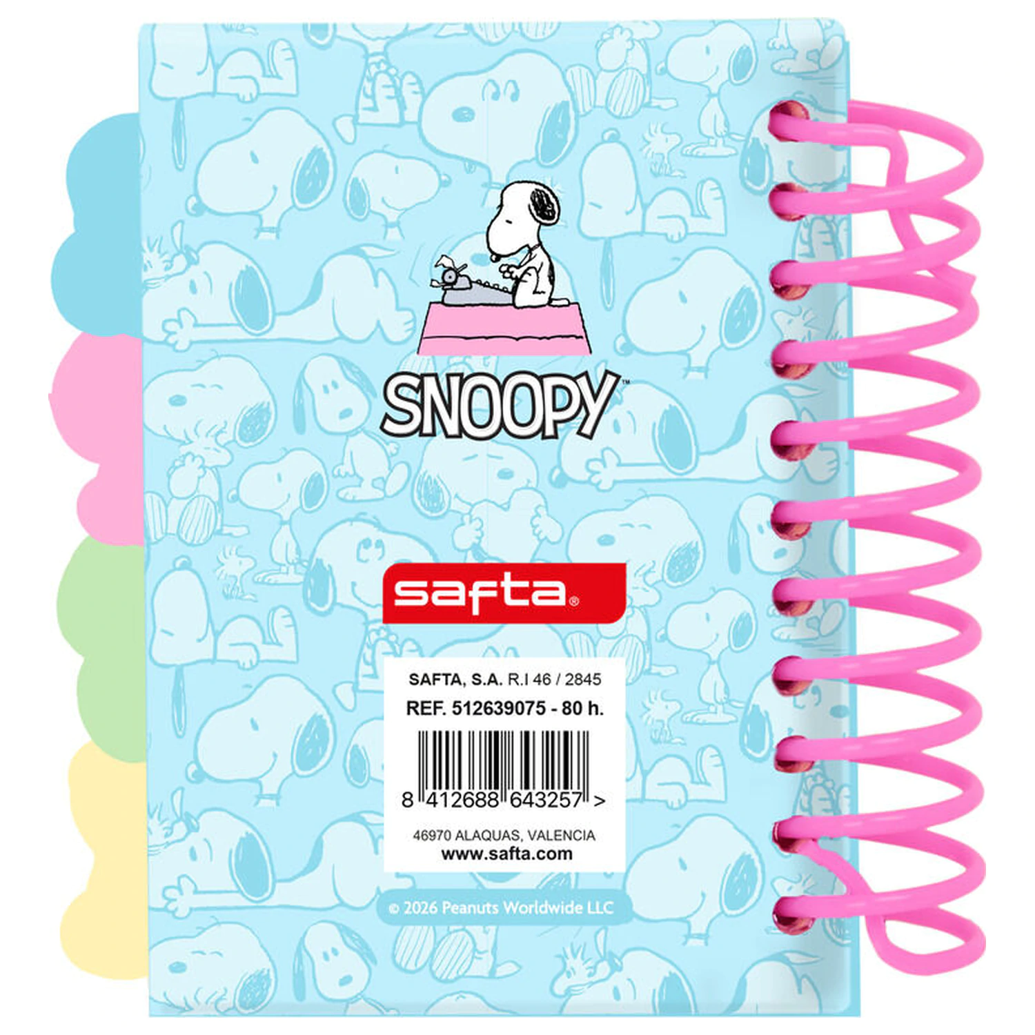 Snoopy A7 Notizbuch Produktfoto
