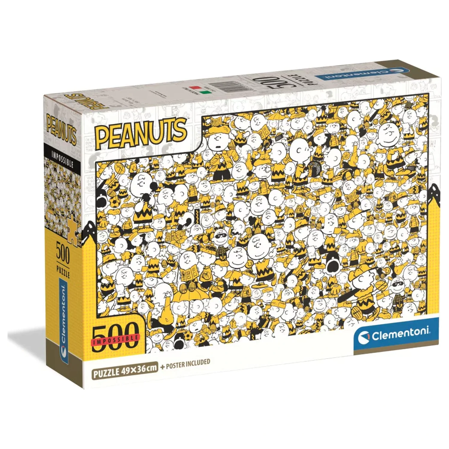 Snoopy Crowd Chaos 500 Teile Kompaktes Puzzle Produktfoto