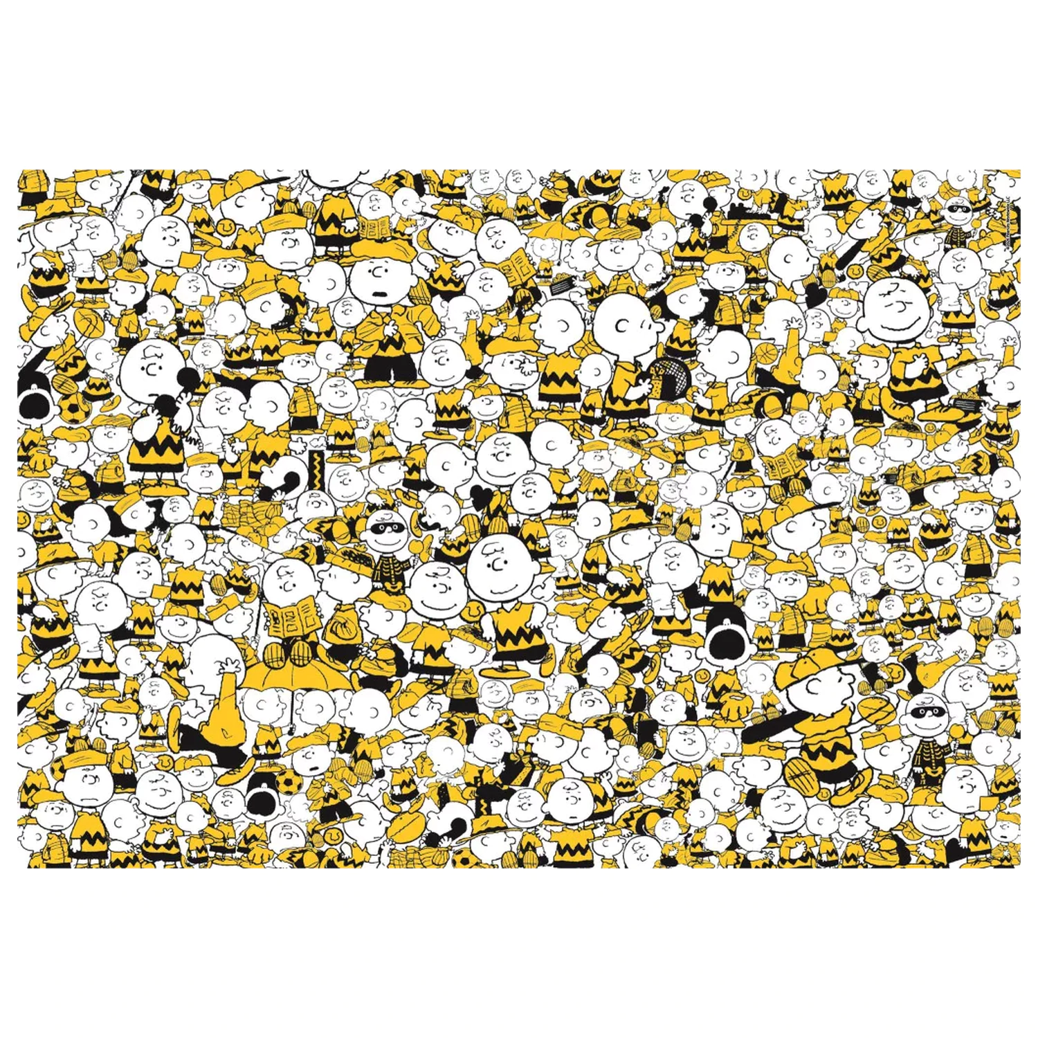 Snoopy Crowd Chaos 500 Teile Kompaktes Puzzle Produktfoto