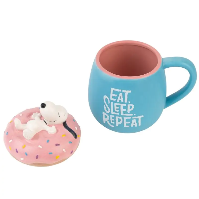 Snoopy Eat Sleep Repeat 3D Tasse 500ml termékfotó