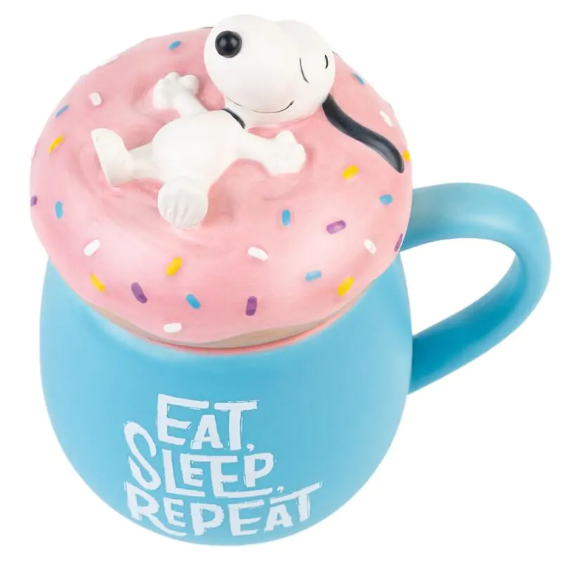 Snoopy Eat Sleep Repeat 3D Tasse 500ml termékfotó