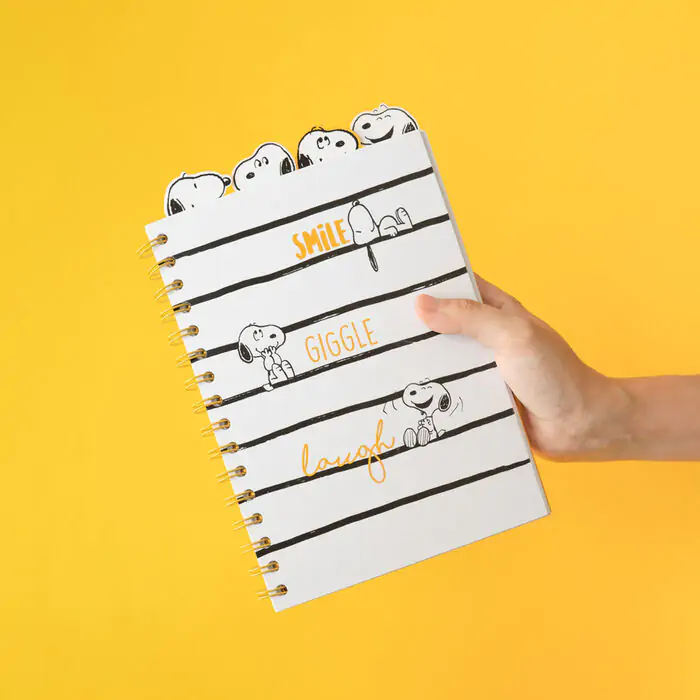 Snoopy Lazy Day A5 Notizbuch Produktfoto