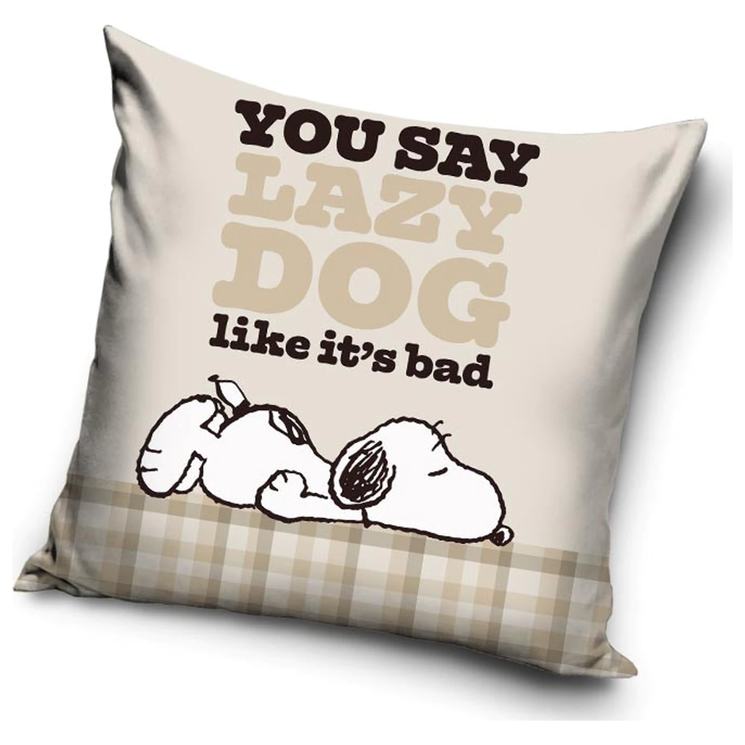 Snoopy Lazy Dog Kissenbezug Produktfoto