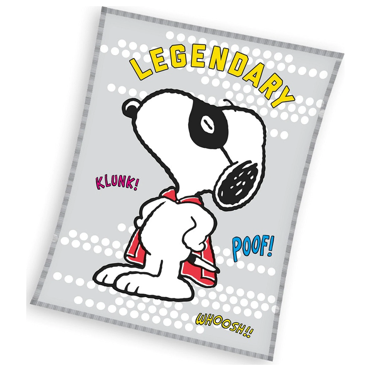 Snoopy Legendary Fleece-Decke Produktfoto