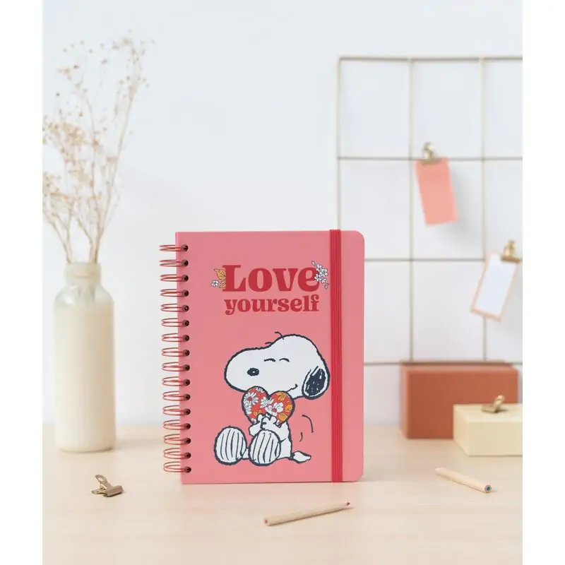 Snoopy Love Yourself A5 Notizbuch termékfotó