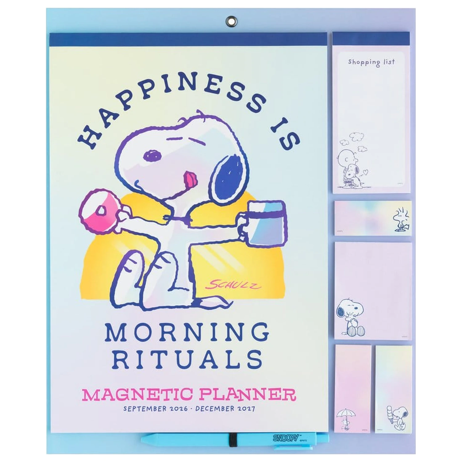 Snoopy Magnet Planer 2026/27 30 x 35 cm Produktfoto