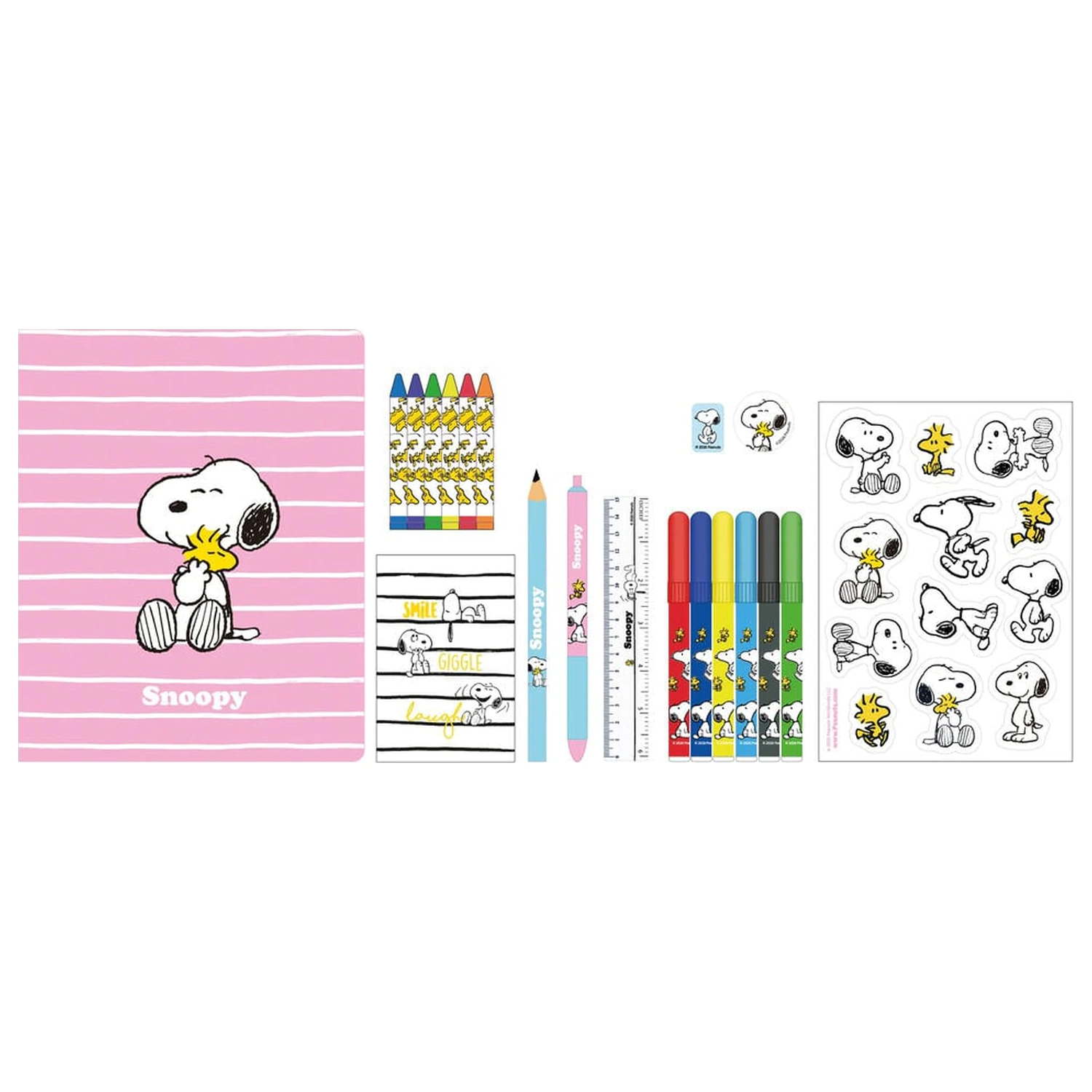 Snoopy Peanuts Aktivität set 31 Teile Produktfoto
