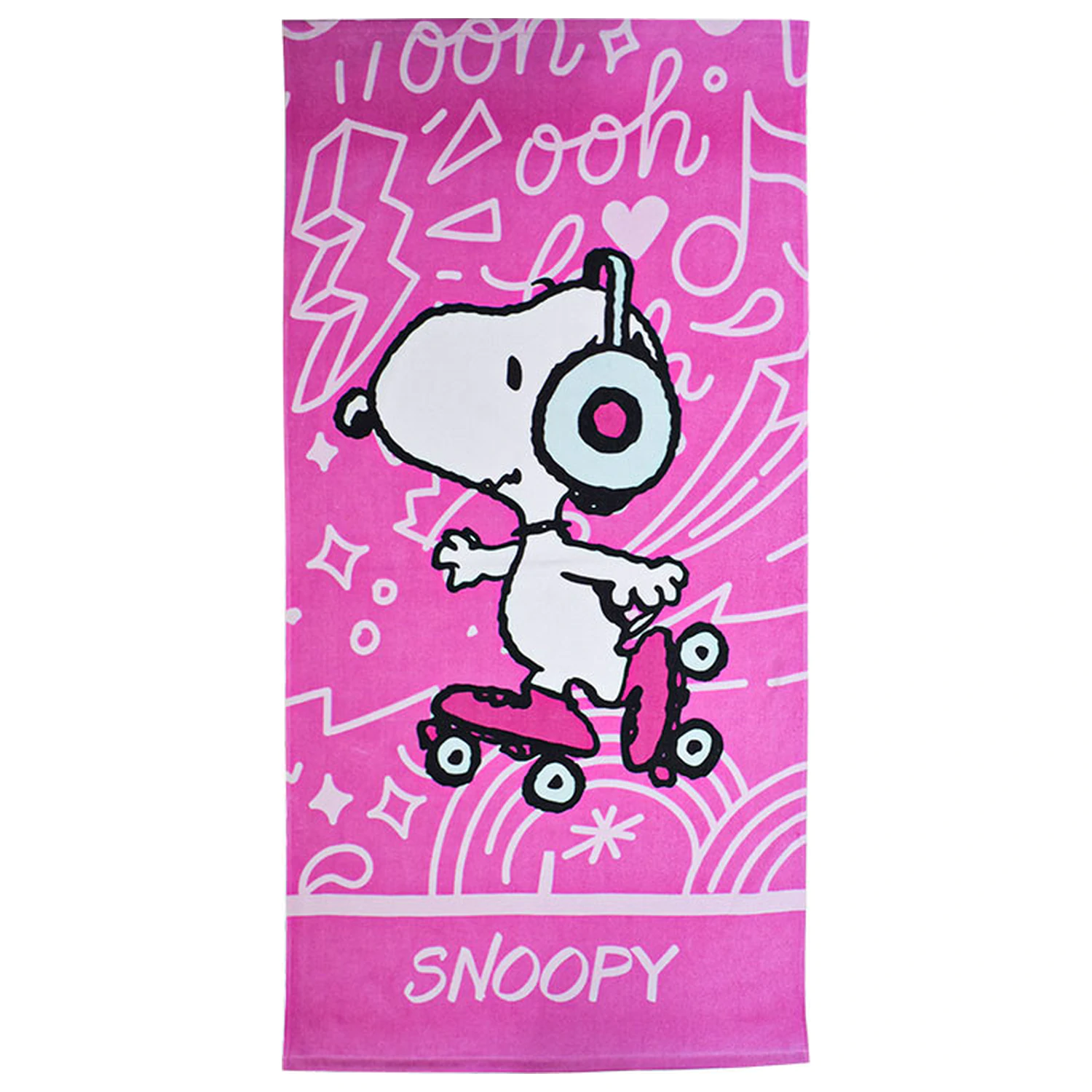Snoopy Skate Handtuch Produktfoto