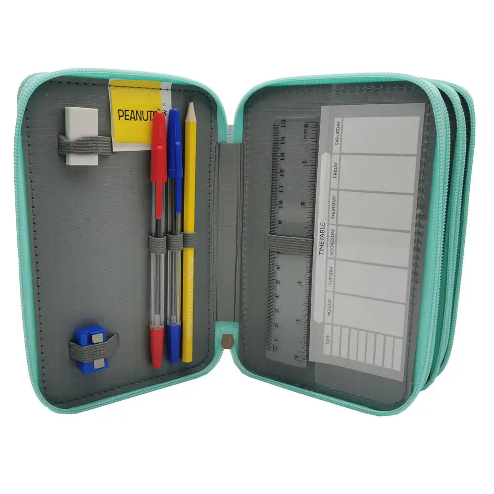 Snoopy Dreifaches gefüllt Mäppchen Produktfoto