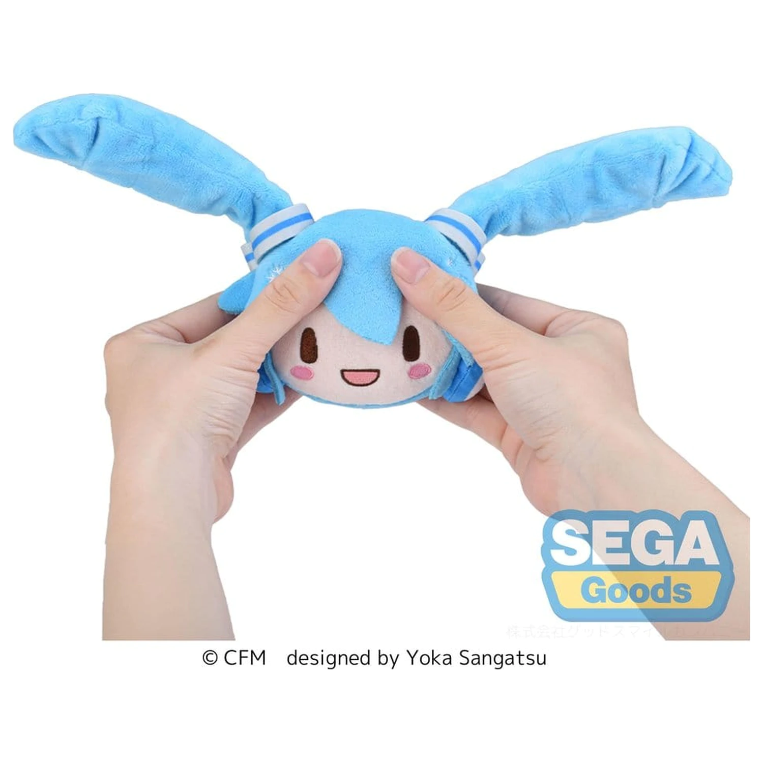Snow Miku Fuwa Petit Plüsch Figur Gesicht Maskottchen Produktfoto