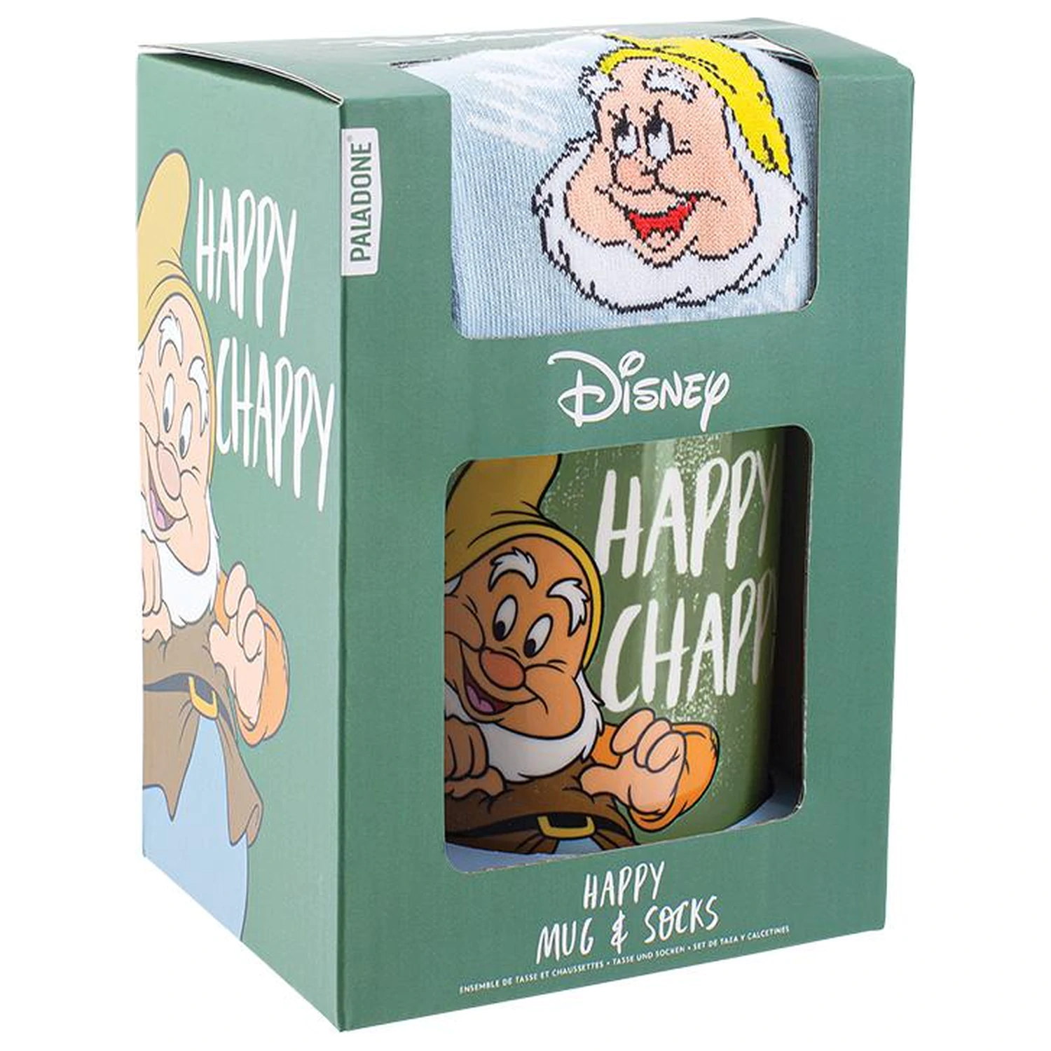 Snow White Happy Tasse und Socken Produktfoto