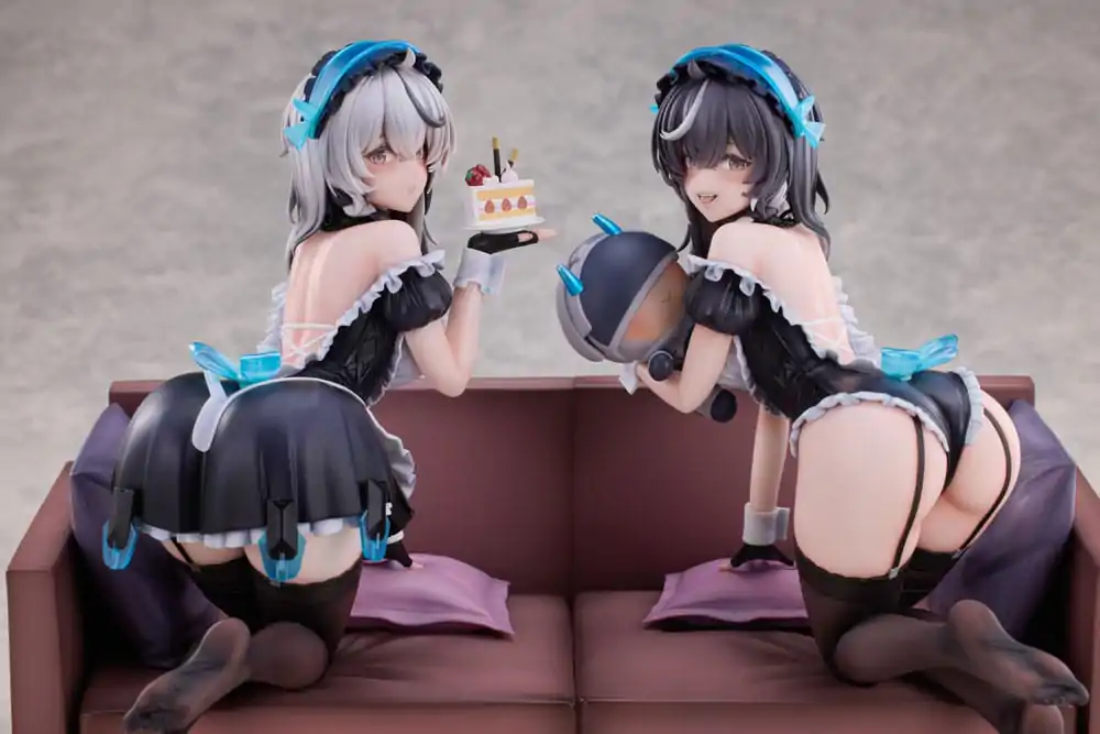 Snowbreak Containment Zone PVC-Statuen 2er-Pack 1/6 Cherno & Meursault Apprentice Maid Ver. Deluxe Edition 19 cm Produktfoto