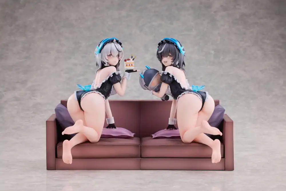 Snowbreak Containment Zone PVC-Statuen 2er-Pack 1/6 Cherno & Meursault Apprentice Maid Ver. Deluxe Edition 19 cm Produktfoto
